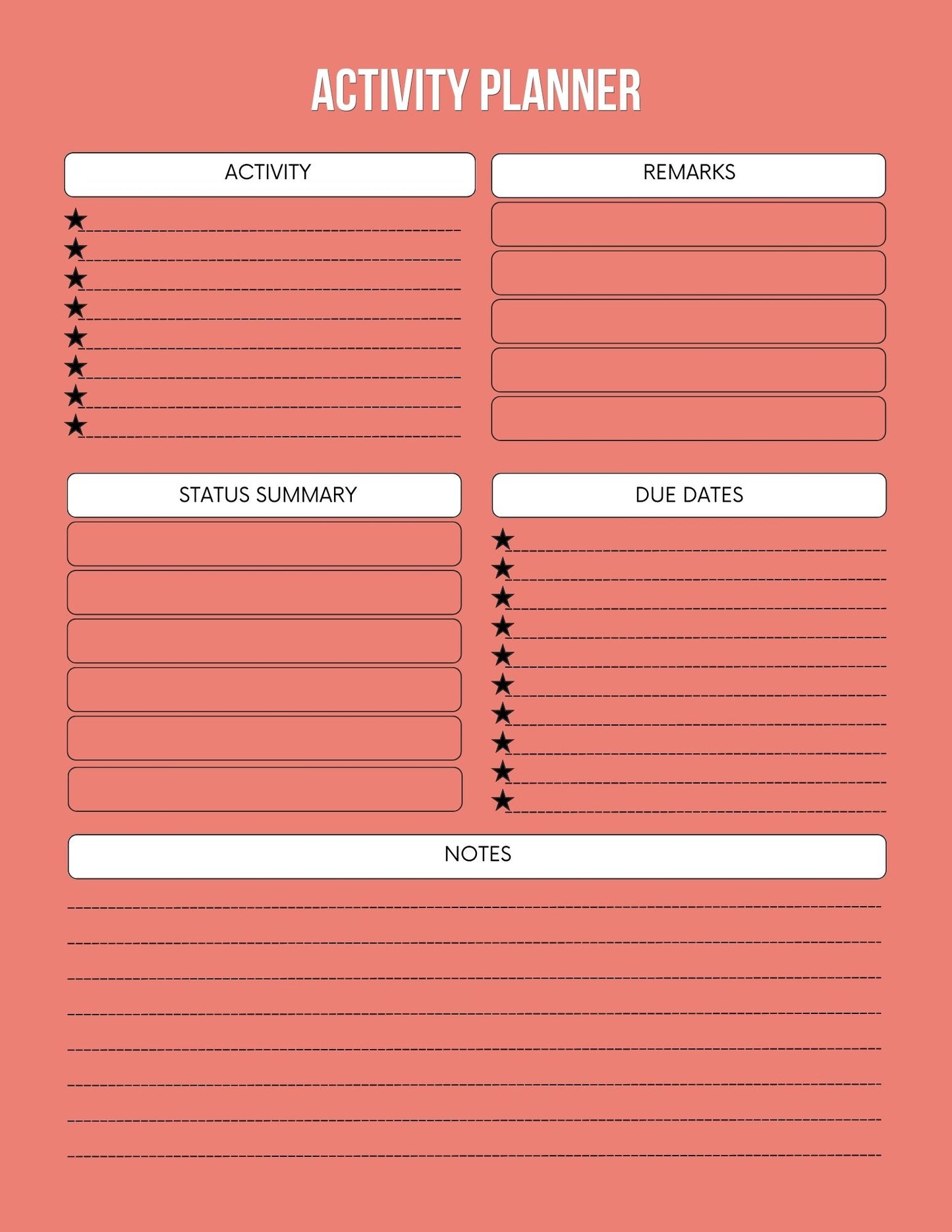 Business Owner Planner