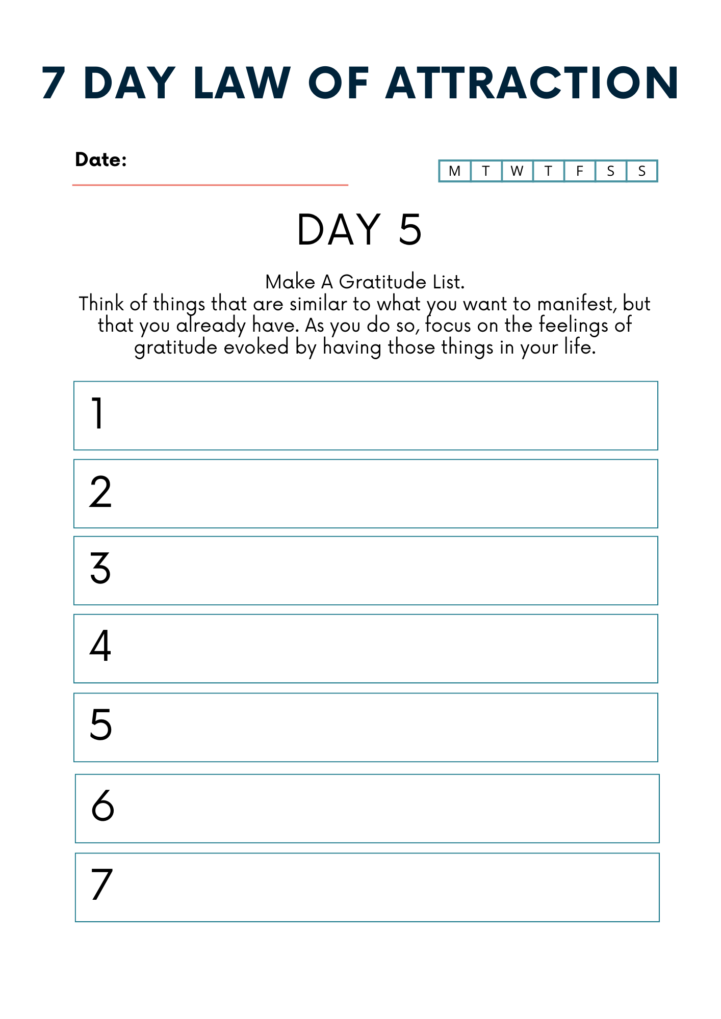 Law of Attraction Planner
