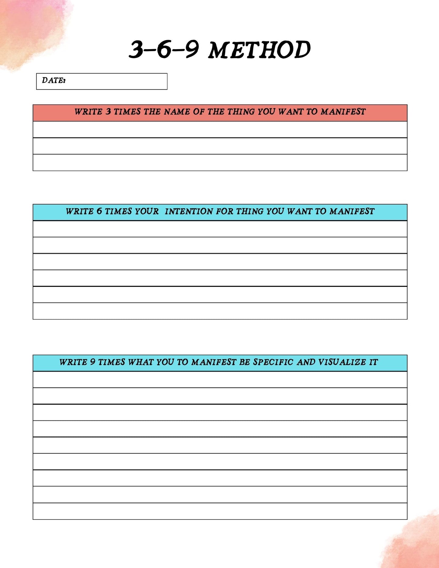 Manifestation Journal