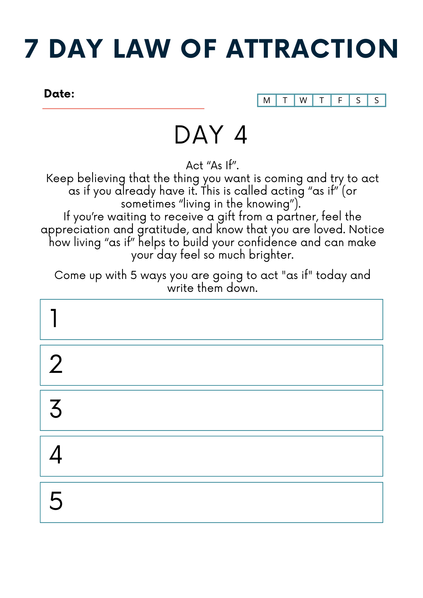 Law of Attraction Planner