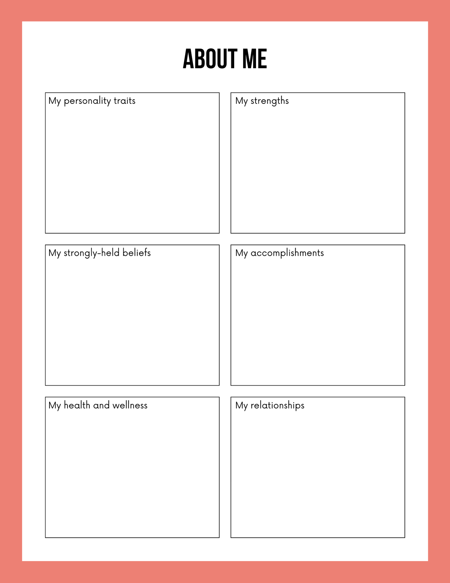 Vision Board Workbook
