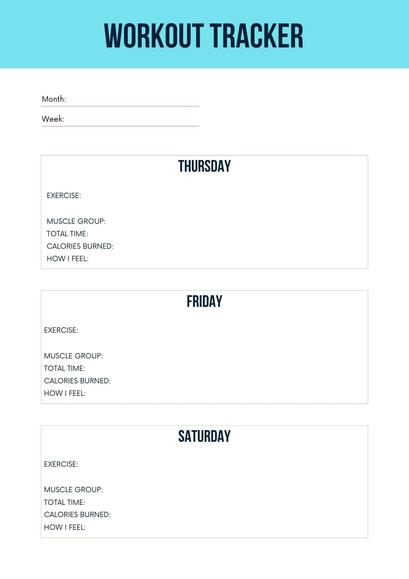 Productivity Workbook