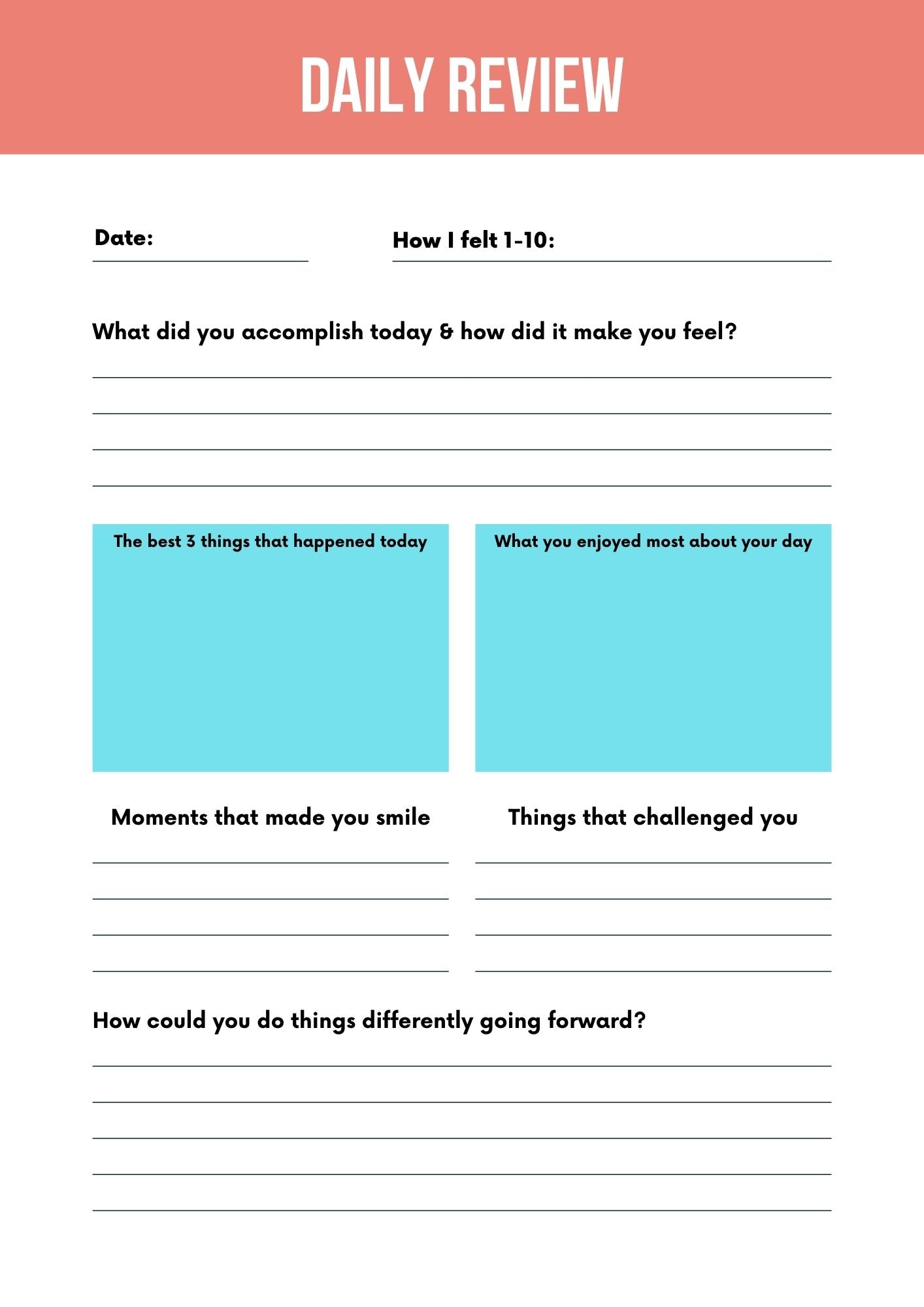 Productivity Workbook