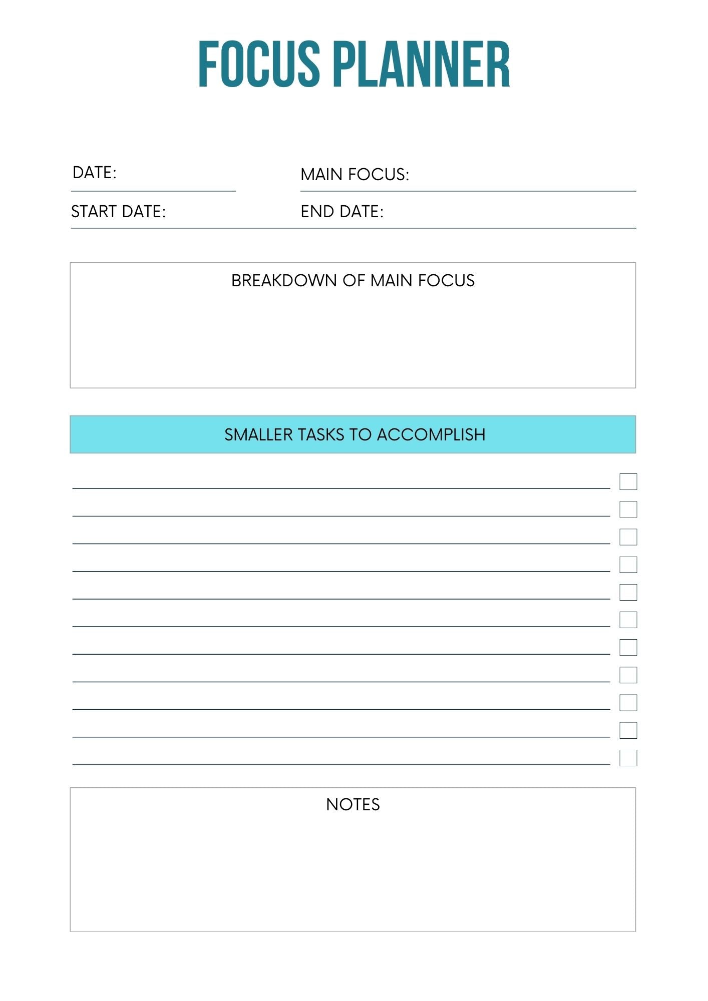 ADHD Planner