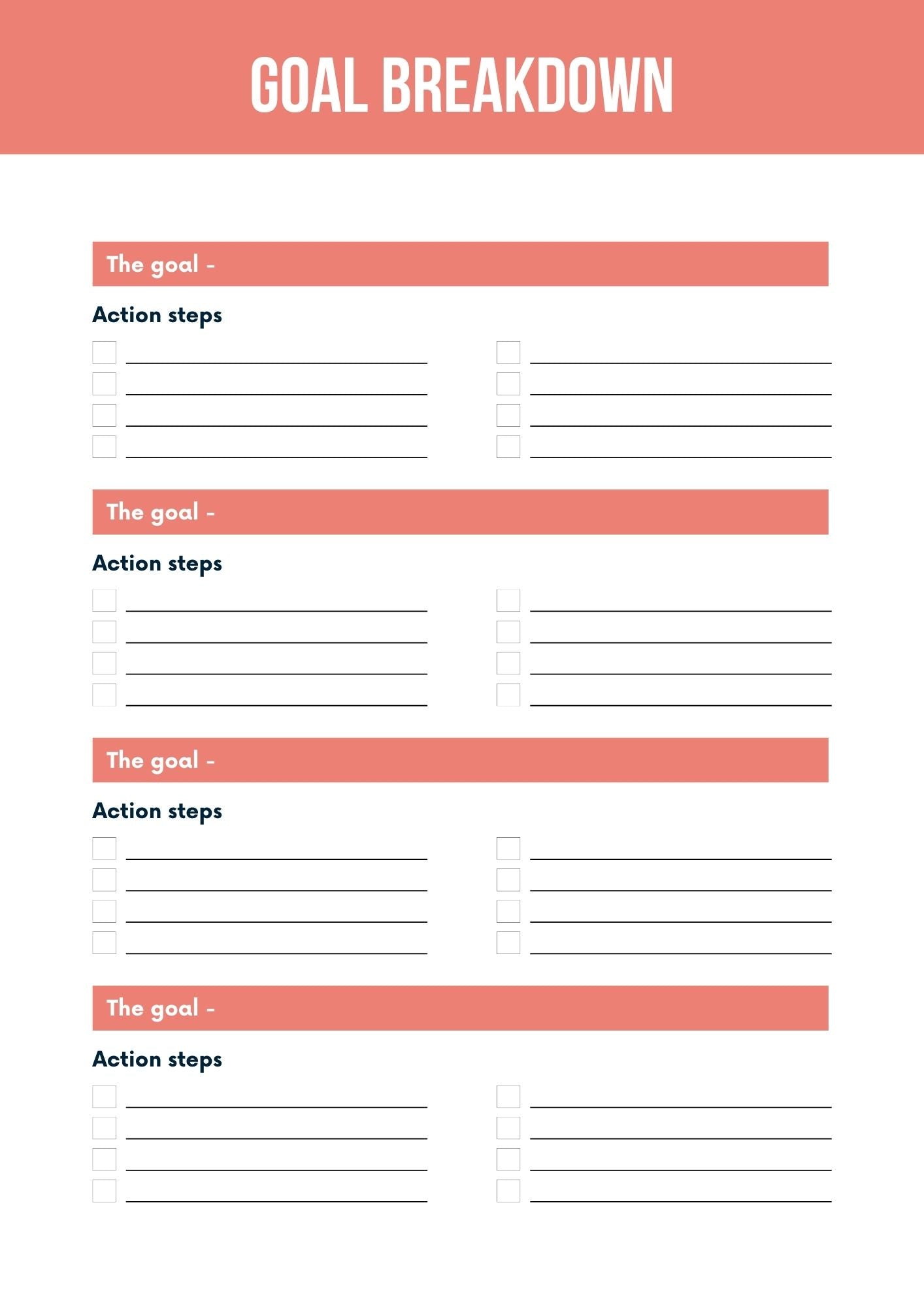 Productivity Workbook