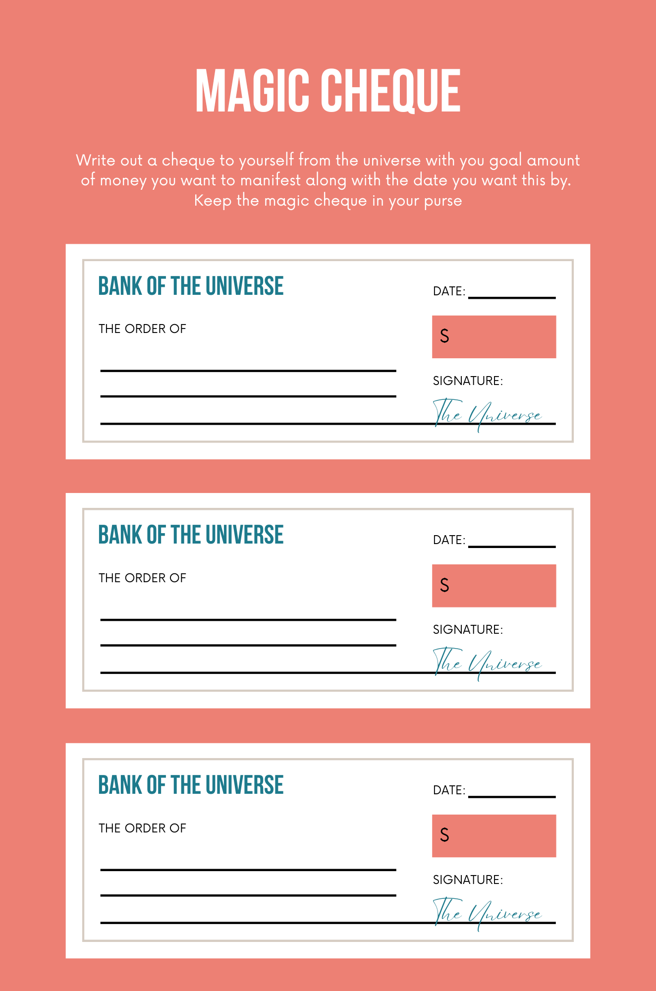 Manifestation Workbook
