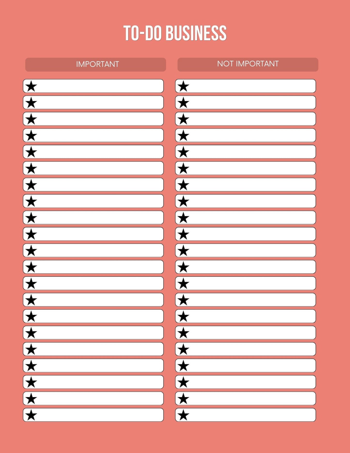 Business Owner Planner