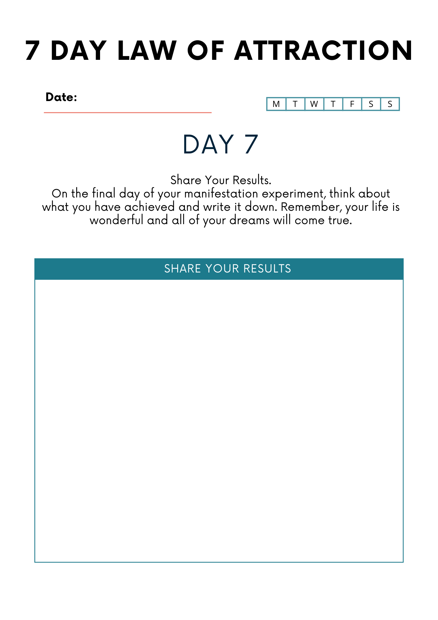 Law of Attraction Planner