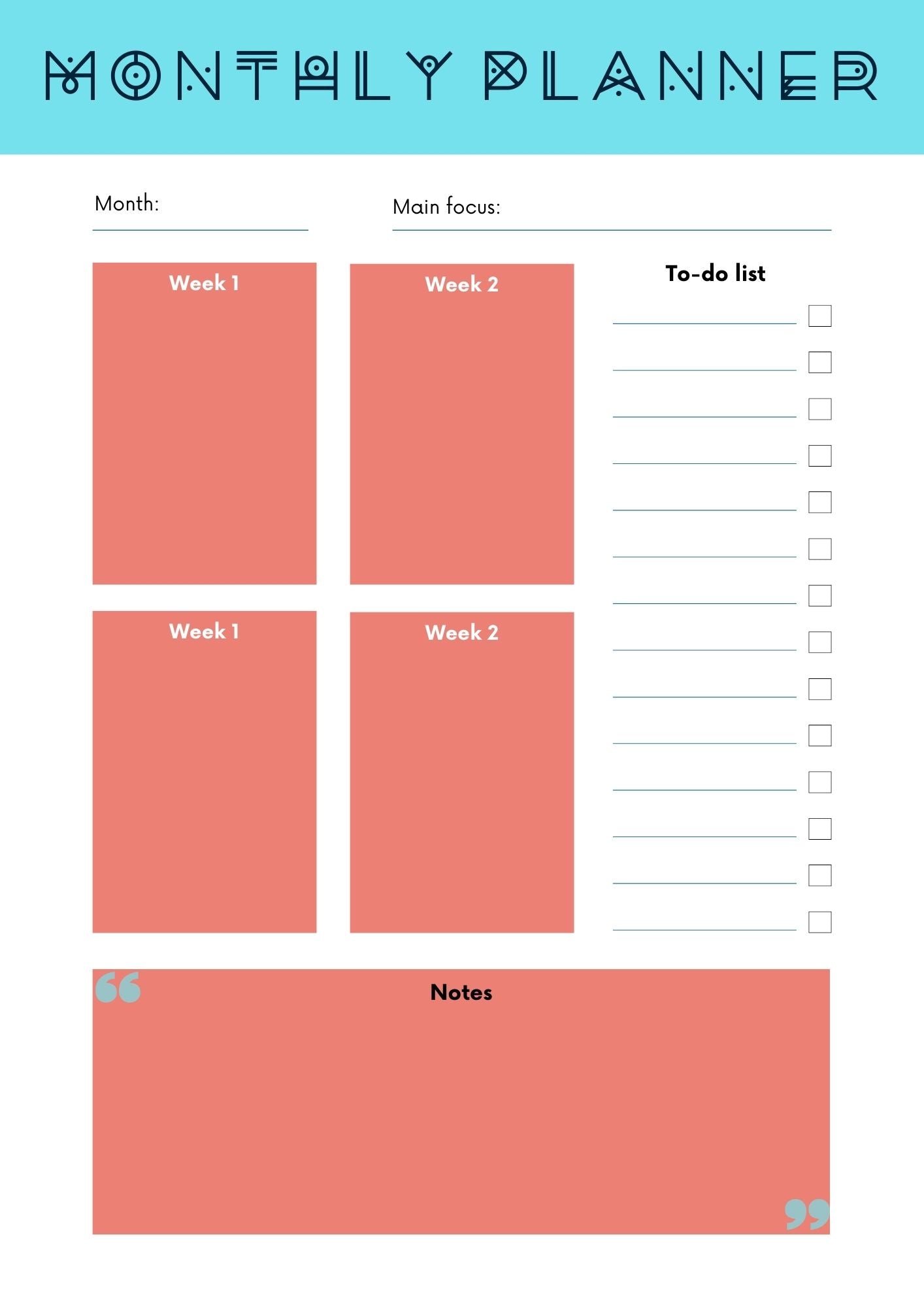 Productivity Workbook