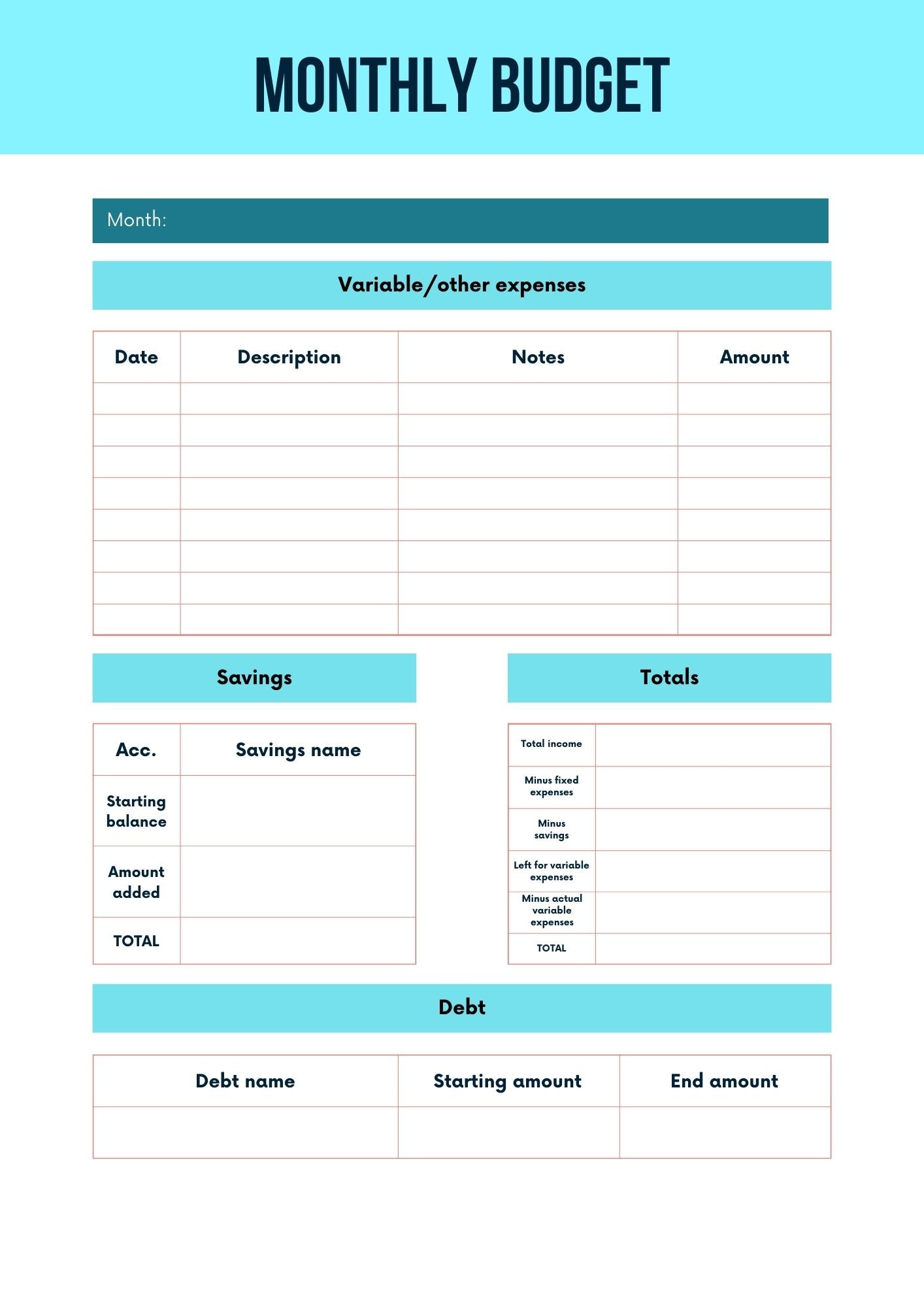 Productivity Workbook