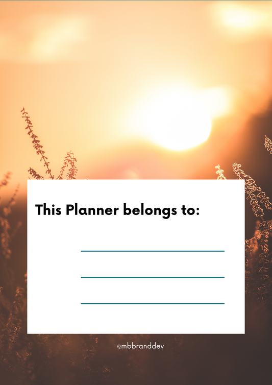 Law of Attraction Planner