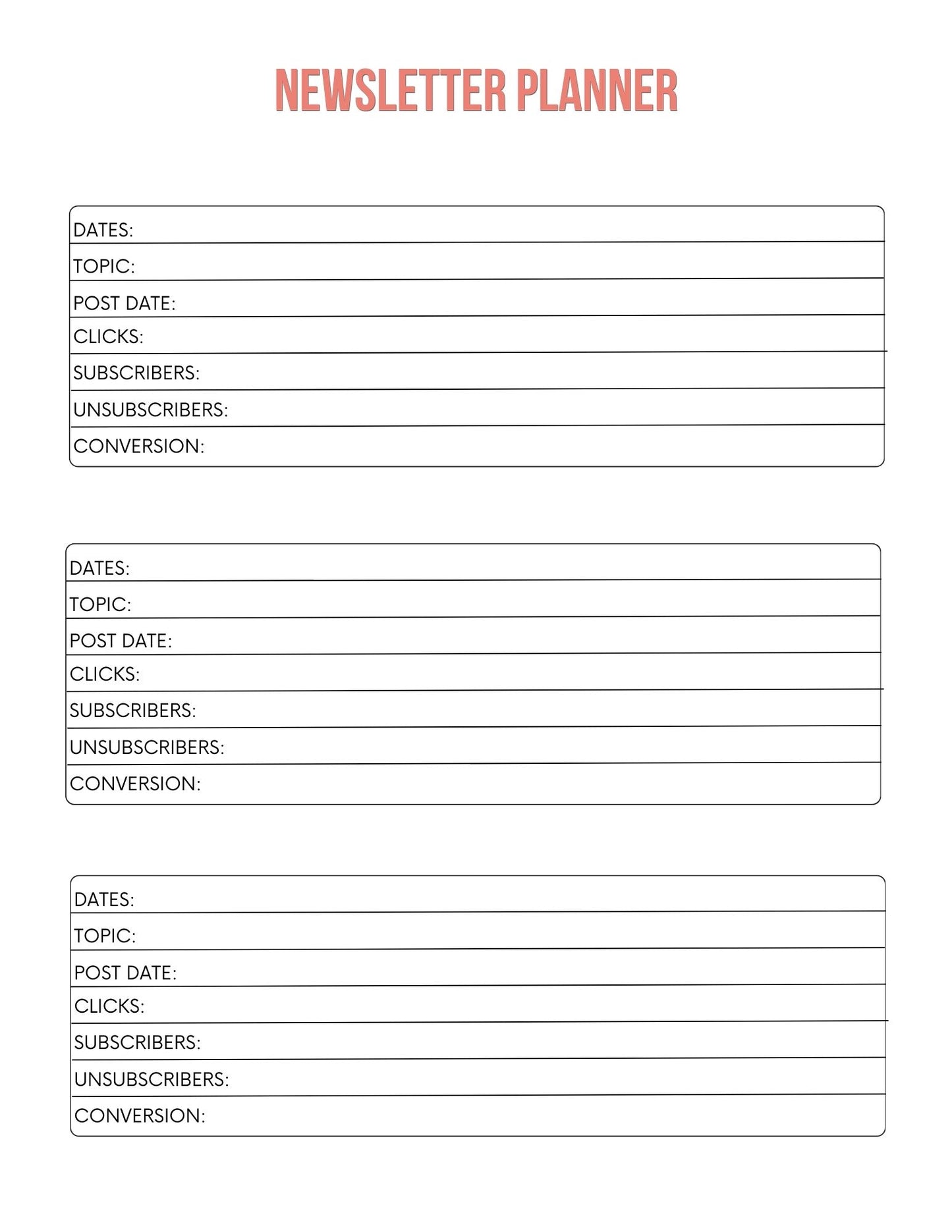 Business Owner Planner