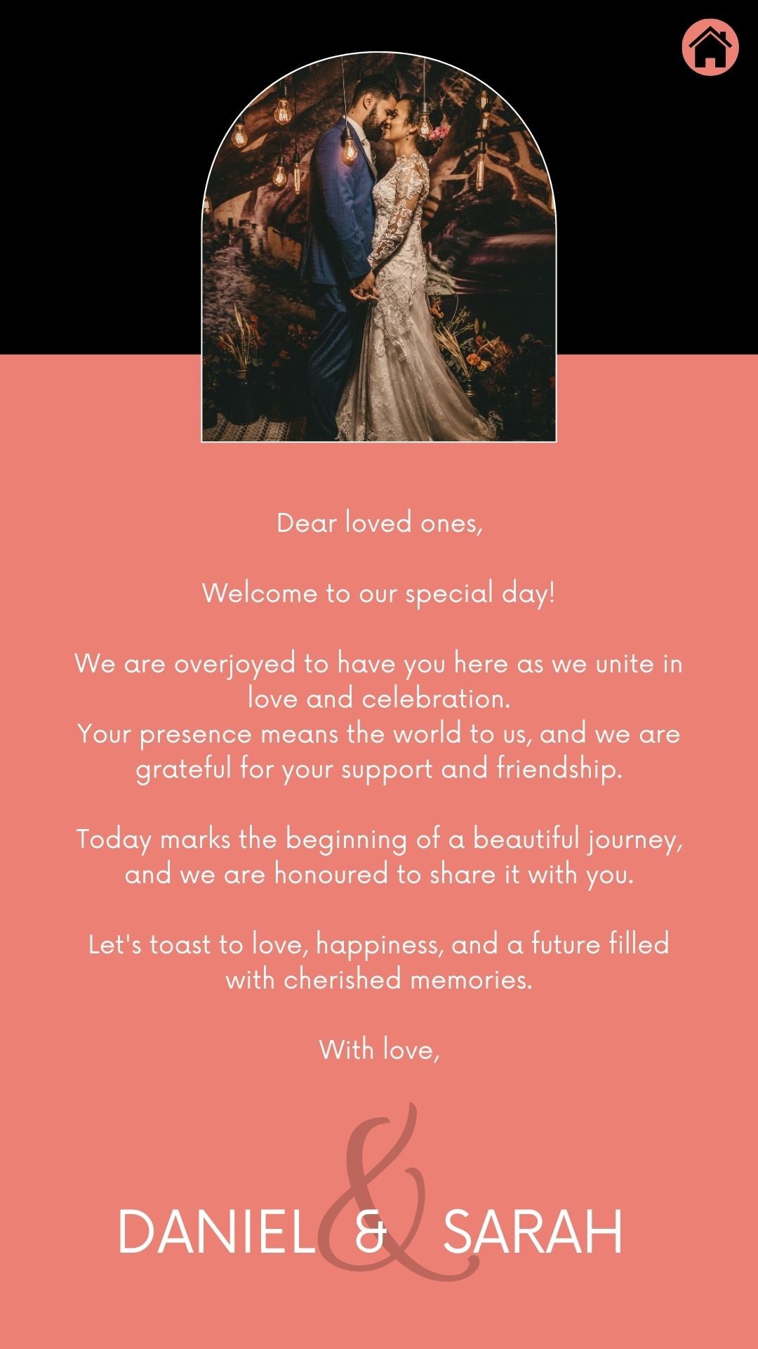 Wedding Itinerary Template