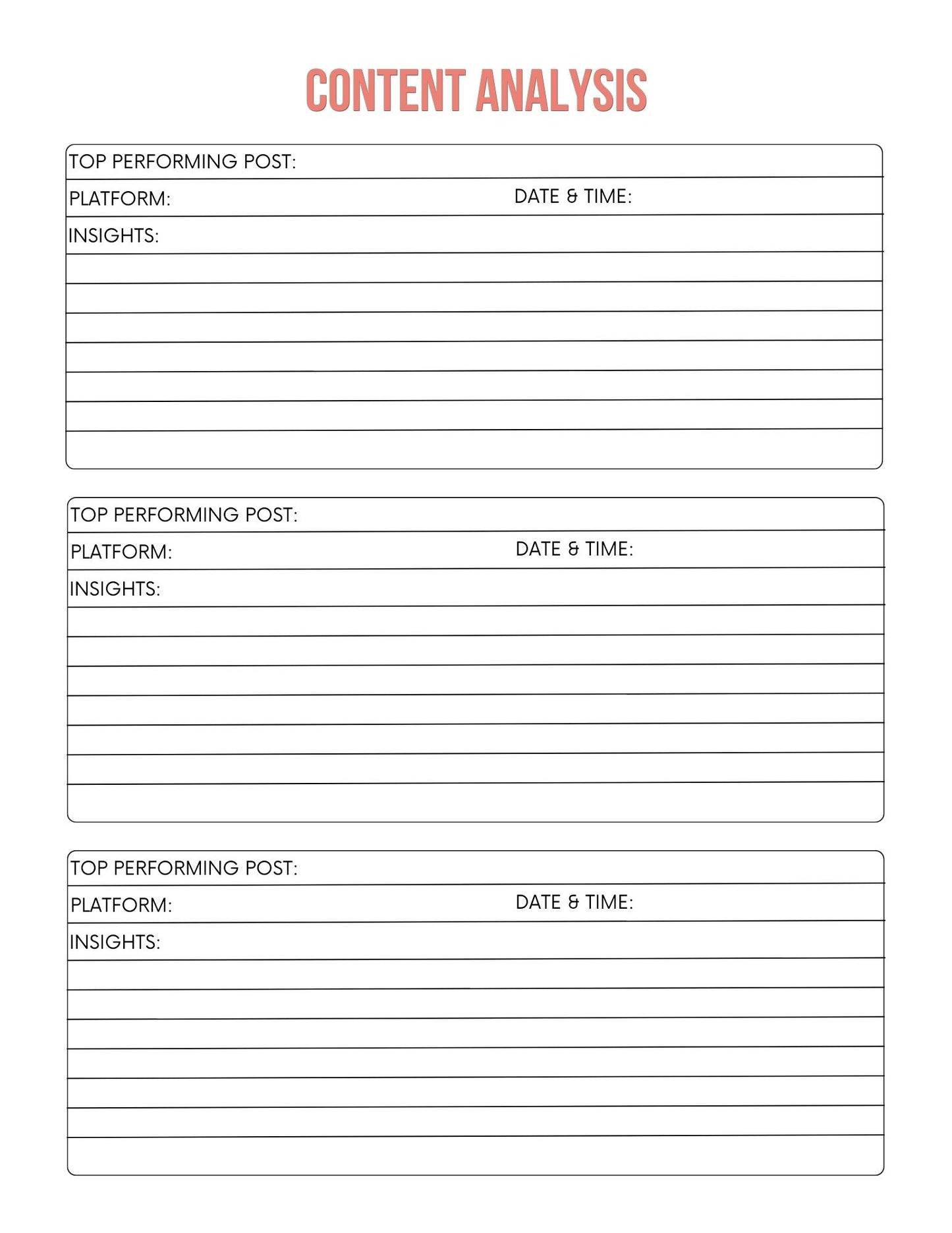 Business Owner Planner