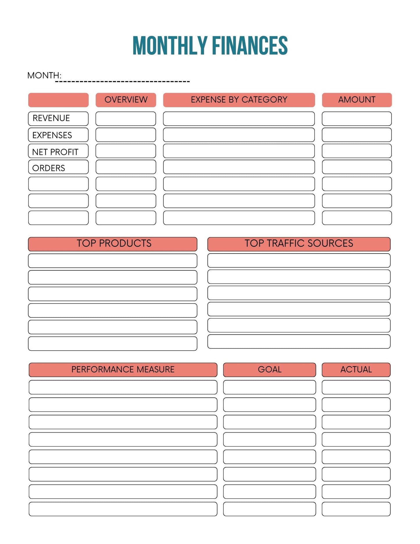 Business Owner Planner