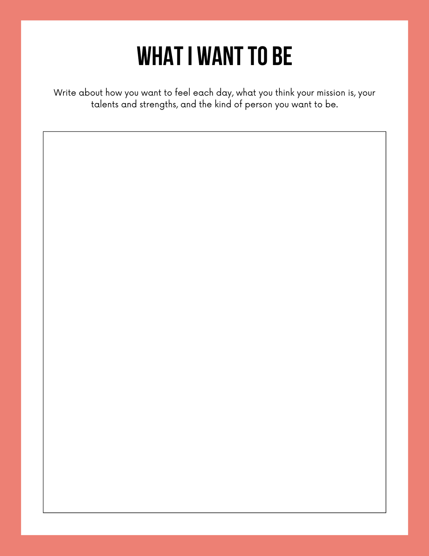 Vision Board Workbook