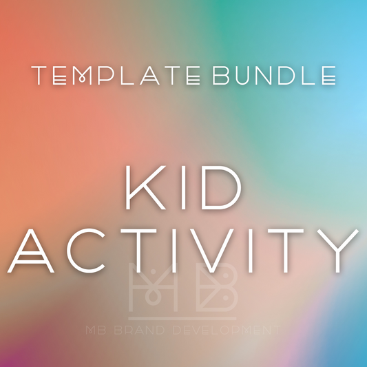 Kid Activity Template Bundle