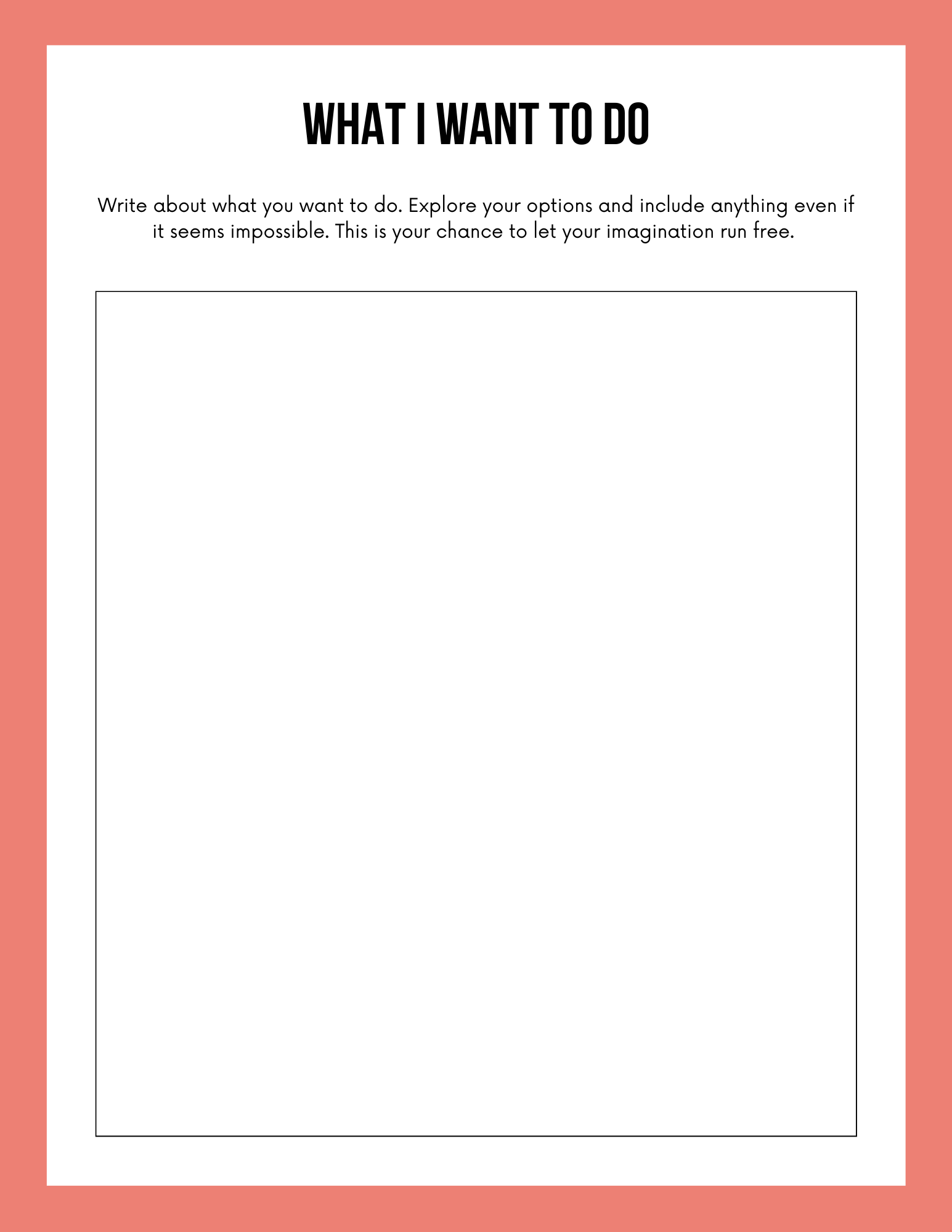 Vision Board Workbook