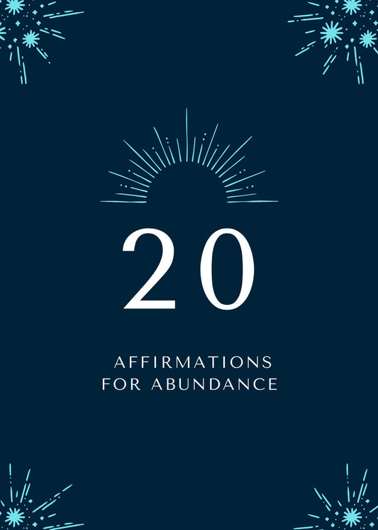 Abundance Affirmation cards
