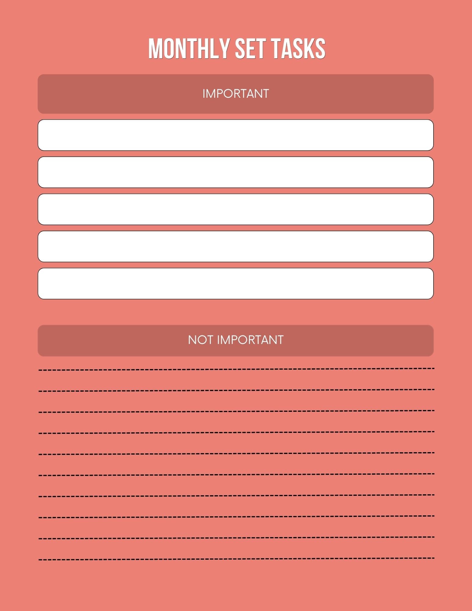 Business Owner Planner