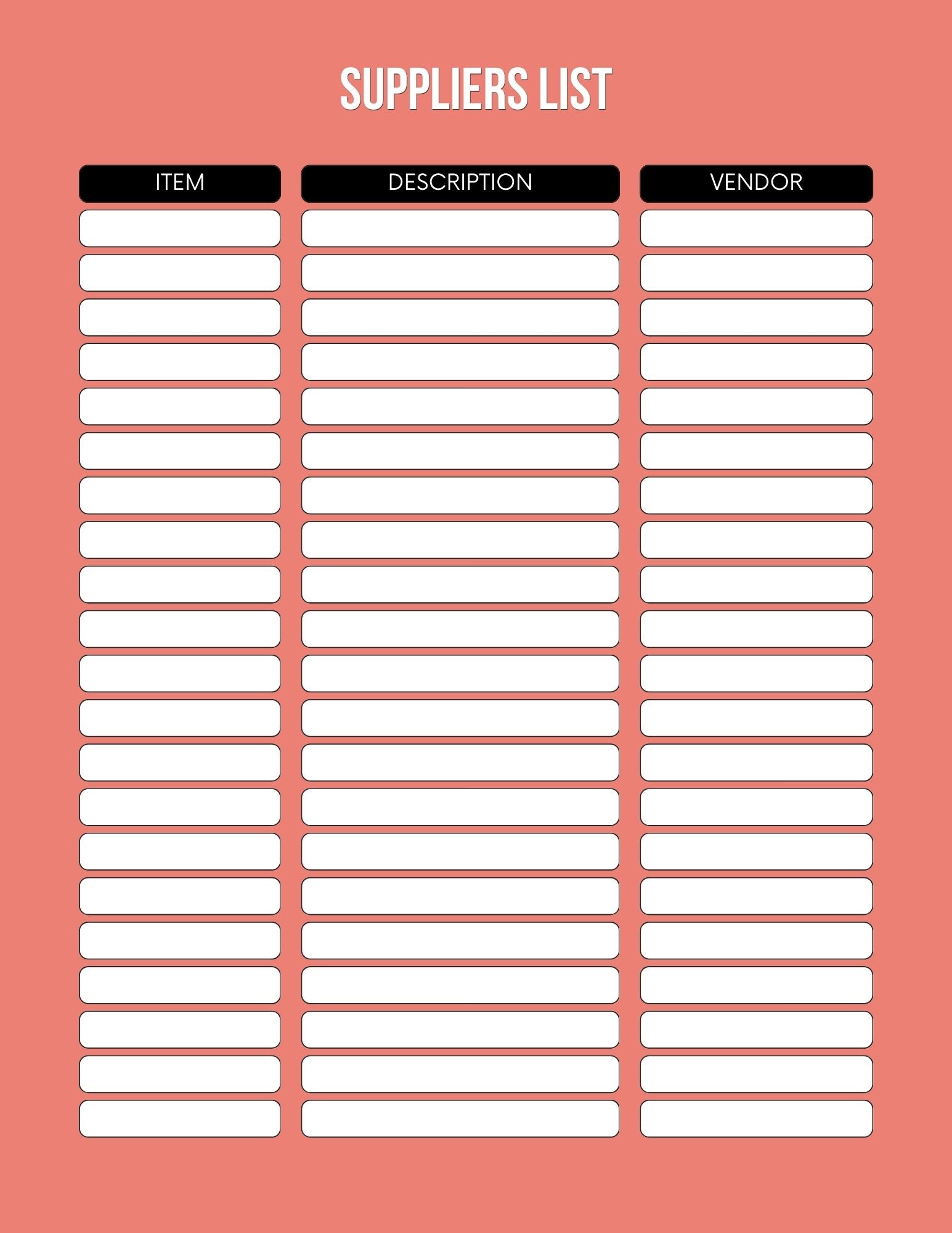 Business Owner Planner