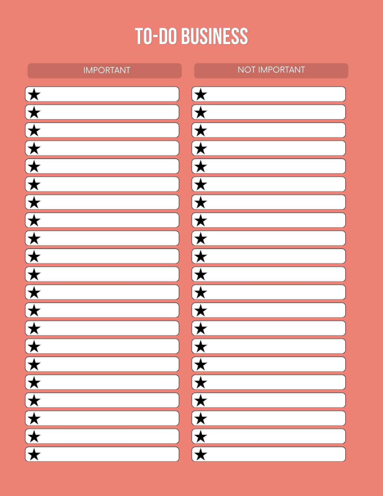 Business Owner Planner