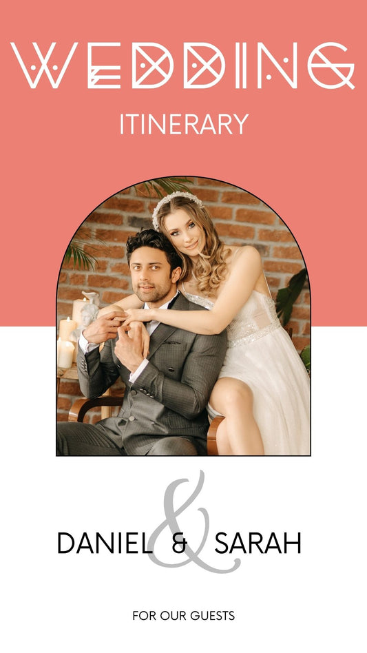 Wedding Itinerary Template