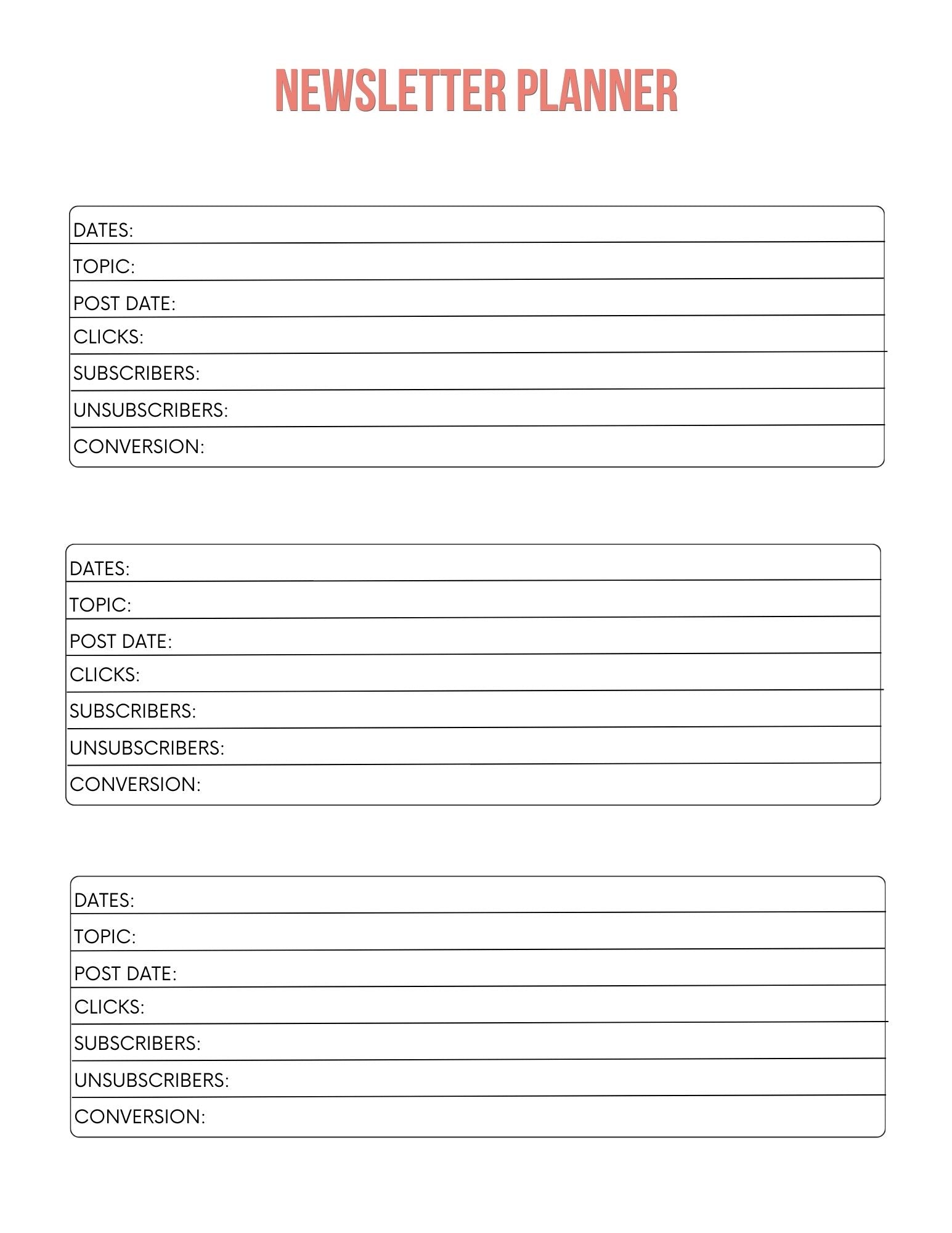 Business Owner Planner