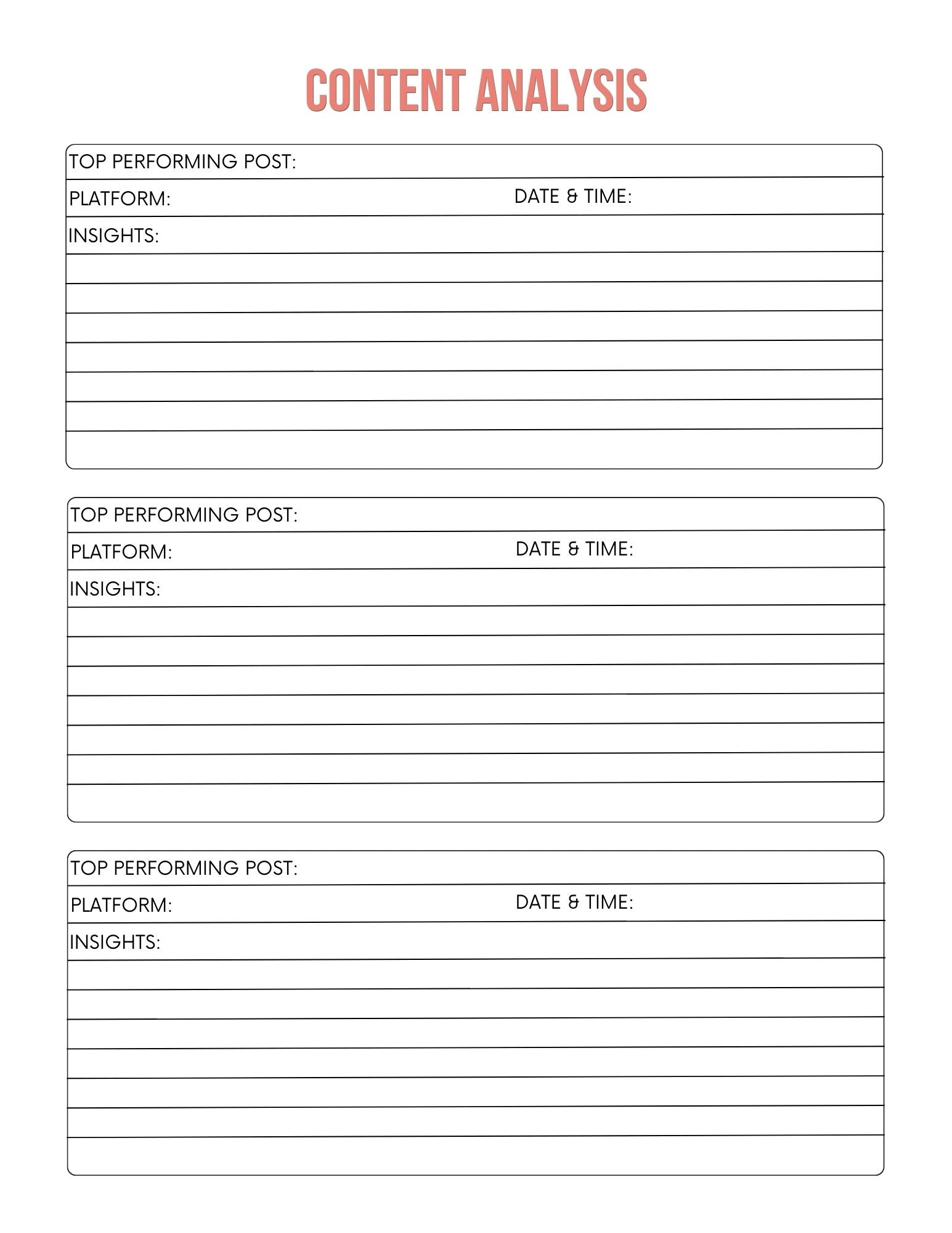 Business Owner Planner