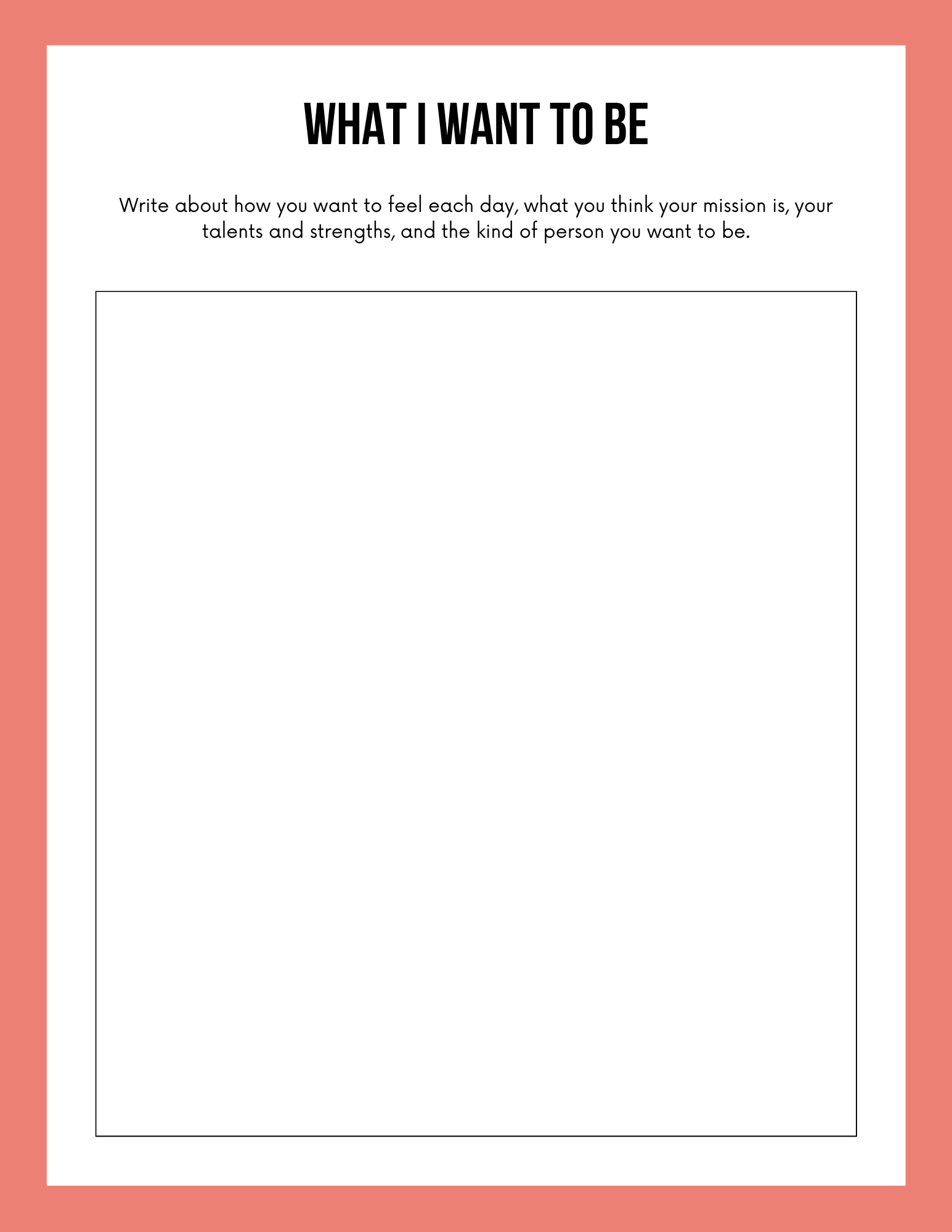 Vision Board Workbook